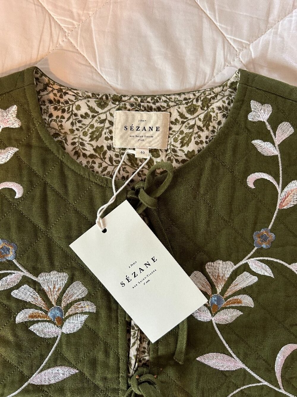 NWT Sezane Koaline Vest